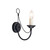 Elstead Lighting Carisbroke Black Wall Light 
