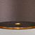 Elstead Lighting Balance Polished Brass with Brown Shaded Pendant Light 