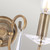 Aegean 2 Light Aged Brass Wall Light