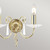 Aegean 2 Light Polished Brass Wall Light