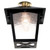 Elstead Lighting York Black Lantern IP23 Flush Ceiling Light 