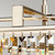 Elstead Lighting Aries 4 Light Polished Nickel with Crystal 47cm Pendant Light 