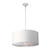 Elstead Lighting Balance White Shaded Pendant Light 