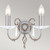 Elstead Lighting Aegean 2 Light Polished Nickel Wall Light 