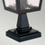 York Black Lantern IP43 Top Post Light