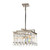 Elstead Lighting Aries 4 Light Polished Nickel with Crystal 32cm Pendant Light 