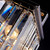 Elstead Lighting Aries 4 Light Polished Nickel with Crystal 32cm Pendant Light 