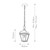 Elstead Lighting Bayview Black IP44 Pendant Light 