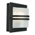 Norlys Bern Black with Frosted Diffuser IP54 Wall Light 