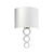 Elstead Lighting Clark Polished Chrome 29cm Wall Light 