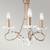 Elstead Lighting Christina 3 Light Silver Gold Chandelier 