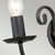 Elstead Lighting Artisan 2 Light Black Wall Light 