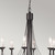 Elstead Lighting Carisbroke 8 Light Black Chandelier 