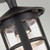 Elstead Lighting Hereford Black Cylinder IP23 Flush Ceiling Light 