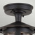 Elstead Lighting Hereford Black Cylinder IP23 Flush Ceiling Light 