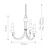 Elstead Lighting Chartwell 3 Light Black Chandelier 
