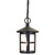 Elstead Lighting Hereford Black Cylinder IP23 Pendant Light 