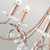 Elstead Lighting Christina 5 Light Silver Gold Chandelier 