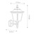 Elstead Lighting Chapel Mini Black Upward Outdoor Wall Light 