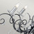 Elstead Lighting Amarilli 5 Light Black and Silver Chandelier 