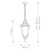 Elstead Lighting Baltimore Bronze 30m IP44 Pendant Light 
