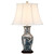 Elstead Lighting Blue Hex with White Shade Table Lamp 