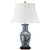 Elstead Lighting Blue Hex with White Shade Table Lamp 