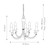 Elstead Lighting Chartwell 5 Light Black Chandelier 