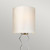 Elstead Lighting Clark Polished Chrome 19cm Wall Light 