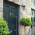 Elstead Lighting Hereford Black Cylinder 15cm IP23 Wall Light 