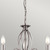 Elstead Lighting Aegean 3 Light Polished Nickel Chandelier Pendant Light 