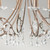 Elstead Lighting Christina 8 Light Silver Gold Chandelier 