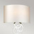 Elstead Lighting Curtis 2 Light Polished Chrome Wall Light 