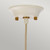 Elstead Lighting Cosmos Aged Brass and Cream Pendant Light 