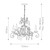 Elstead Lighting Amarilli 5 Light Bronze and Gold Chandelier 