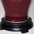 Elstead Lighting Majin Oxblood Red Jar with Cream Shade 36cm Table Lamp 