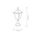 Elstead Lighting Chapel Mini Black Top Post Light 