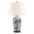 Elstead Lighting Blue Traditional with White Shade Table Lamp 