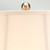 Elstead Lighting Blue Traditional with White Shade Table Lamp 