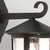 Elstead Lighting Hereford Black Cylinder 20cm IP23 Wall Light 