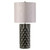 Elstead Lighting Barbican Graphite with Silver Shade Table Lamp 