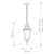Elstead Lighting Baltimore Bronze 22m IP44 Pendant Light 