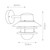 Elstead Lighting Copenhagen Silver IP44 Wall Light 