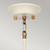 Elstead Lighting Cosmos 5 Light Aged Brass and Cream Pendant Light 