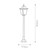 Elstead Lighting Chapel Mini Black Bollard 
