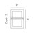 Norlys Basel Black with Clear Diffuser IP54 Wall Light 