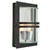 Norlys Basel Black with Clear Diffuser IP54 Wall Light 