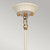 Elstead Lighting Cosmos 9 Light Aged Brass and Cream Pendant Light 