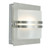 Norlys Bern Stainless Steel with Frosted Diffuser IP54 Wall Light 