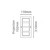 Norlys Boden Black with Clear Diffuser IP54 Wall Light 